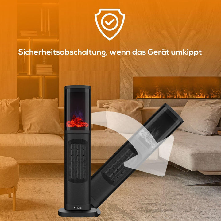 Tronitechnik® Infrarot Turm-Keramik-Heizer Elektro-Heizer 2000 Watt, Heizstrahler Standheizstrahler