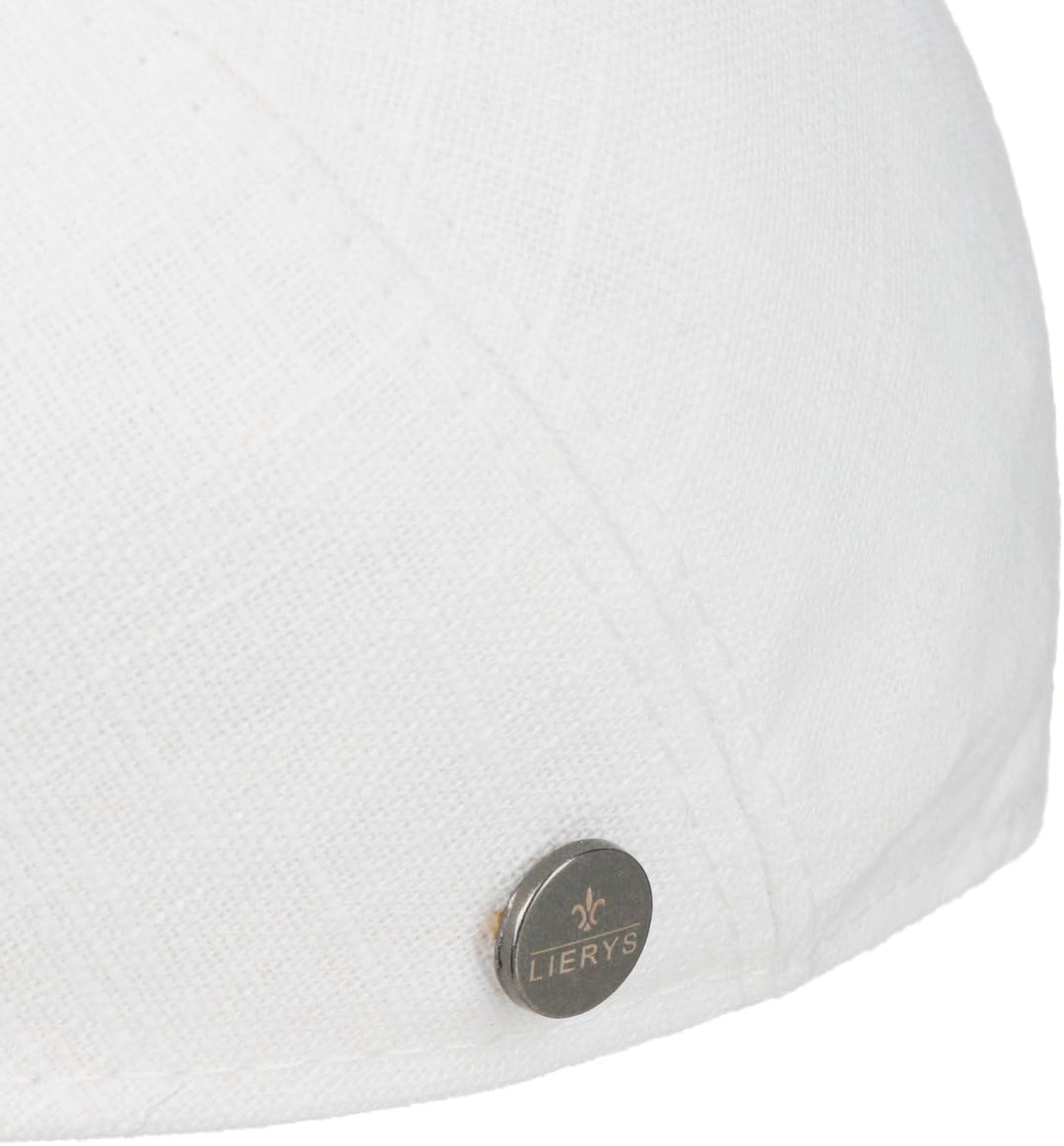 LIERYS Elegantes Design: Die melierte dunkelblaue Flatcap besticht durch ihre frische Ausstrahlung u