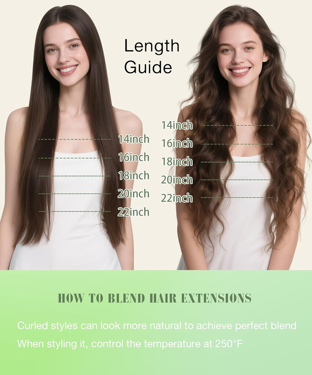 SURNEL Tape in Extensions Echthaar 22 Zoll Schwarz Weich Remy Tape in Extensions 50g/20pcs(tape