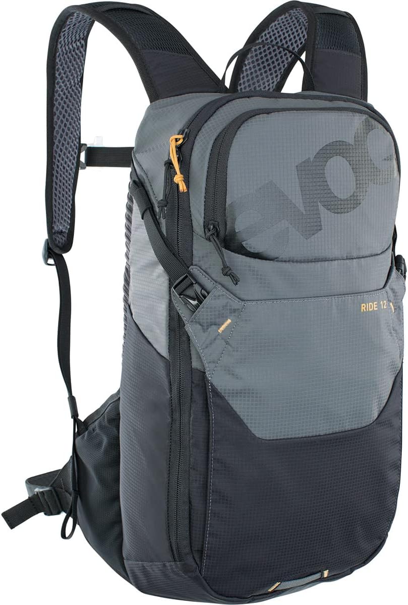 EVOC RIDE 12 Protektor Fahrradrucksack, Trekkingrucksack für Trails & Alltag (cleveres Taschenmanage