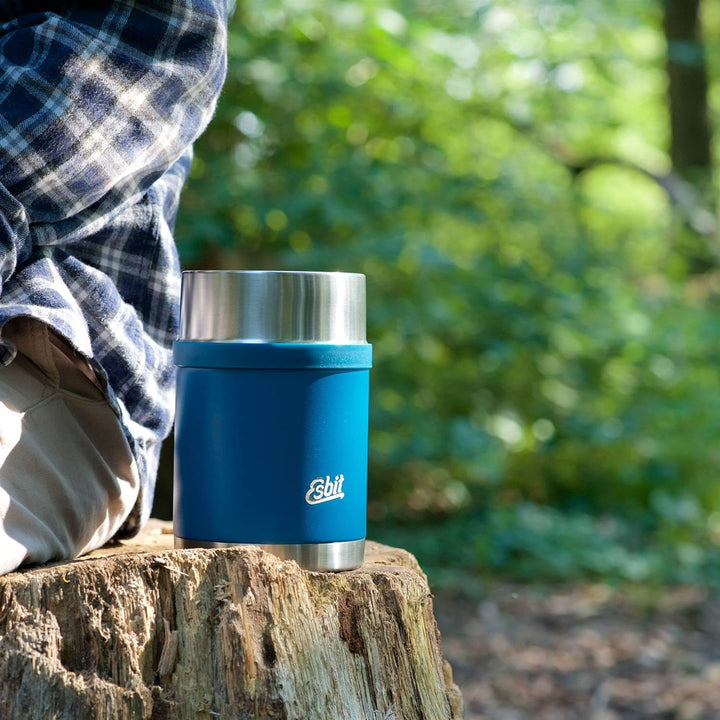 Esbit Sculptor Thermobehälter für Essen, mit personalisierter Gravur, Edelstahl, BPA-Frei, Schwarz,