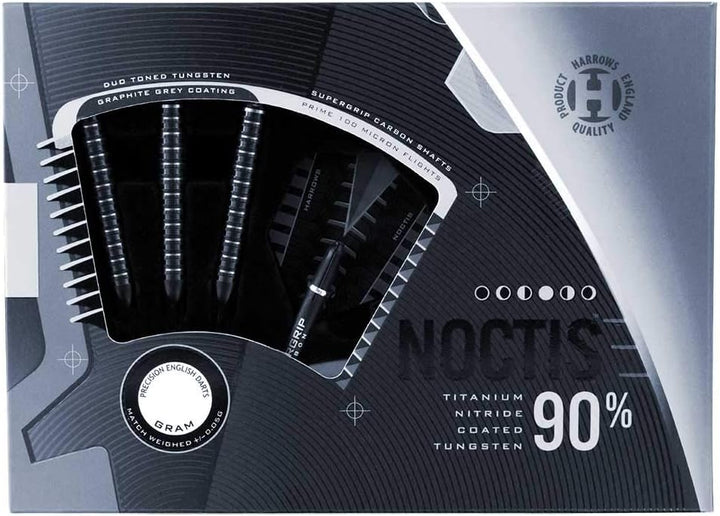 Harrows Noctis Parallel Dartpfeile aus 90% Wolfram mit weicher Spitze 18.0 Gramm, 18.0 Gramm