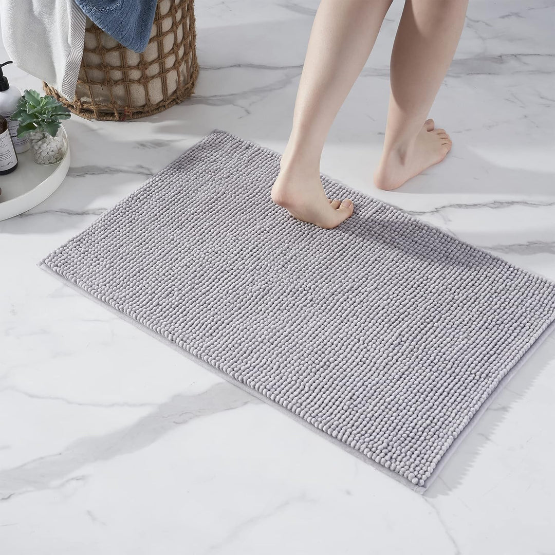 Badematte rutschfest | Als Badteppich Set kombinierbar | Badezimmer-Teppich Bad-Vorleger waschbar au