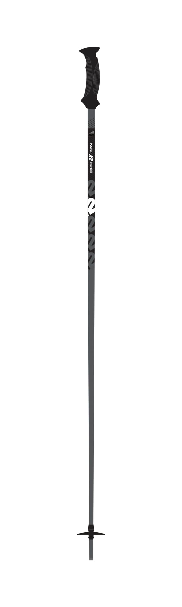 K2 Herren Power Composite Skistock 110 Gunmetal, 110 Gunmetal