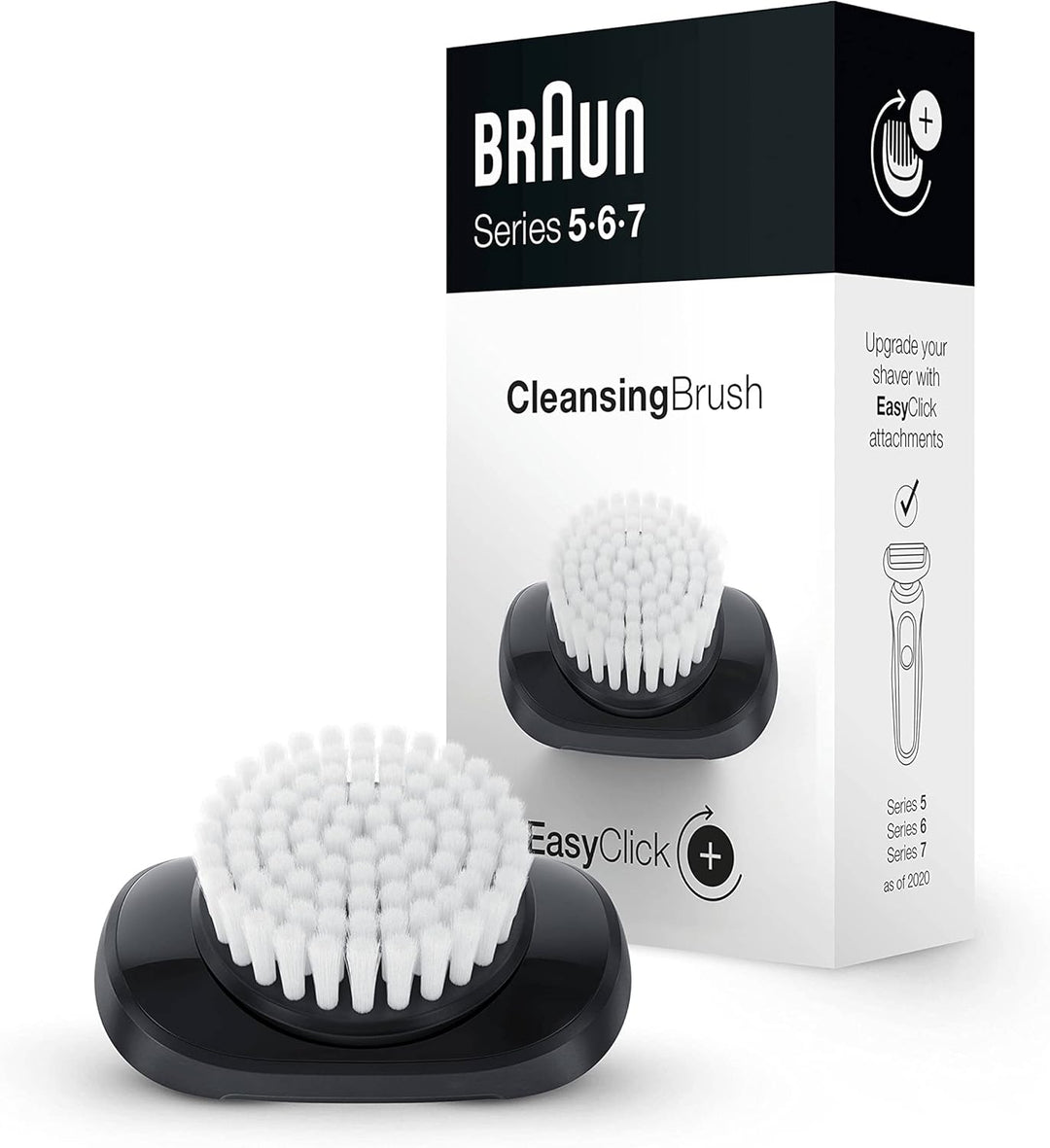 Braun EasyClick 3-Tage-Bart-Trimmeraufsatz für Rasierer Herren & EasyClick Gesichtsreinigungsbürsten