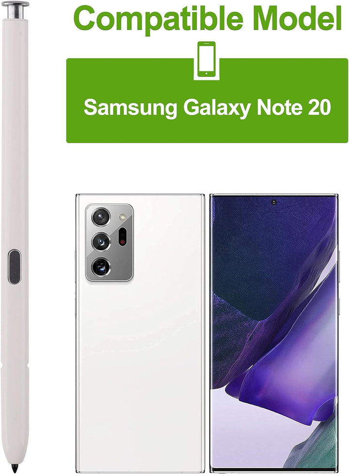 Swarking S-Pen Stylus Ersatz Kompatibel mit Samsung Galaxy Note 20 & Note 20 Ultra (Weiss ohne Bluet