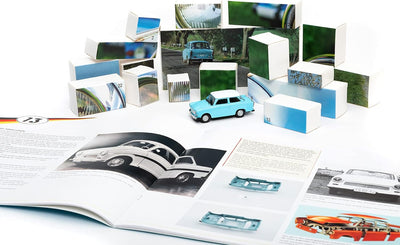 FRANZIS 67115 - Trabant Adventskalender, Metall Modellbausatz im Massstab 1:43, inkl. Soundmodul und