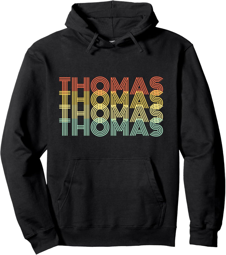 Thomas Name Vorname Retro Vintage Geburtstag Pullover Hoodie