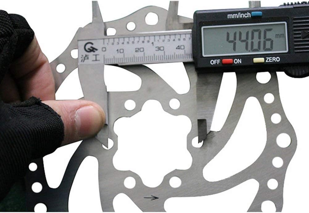 BESNIN Fahrrad Bremsscheibe 2 Stück Fahrrad Bremsscheiben 203mm mit 12 Schrauben Fahrrad Bremsscheib