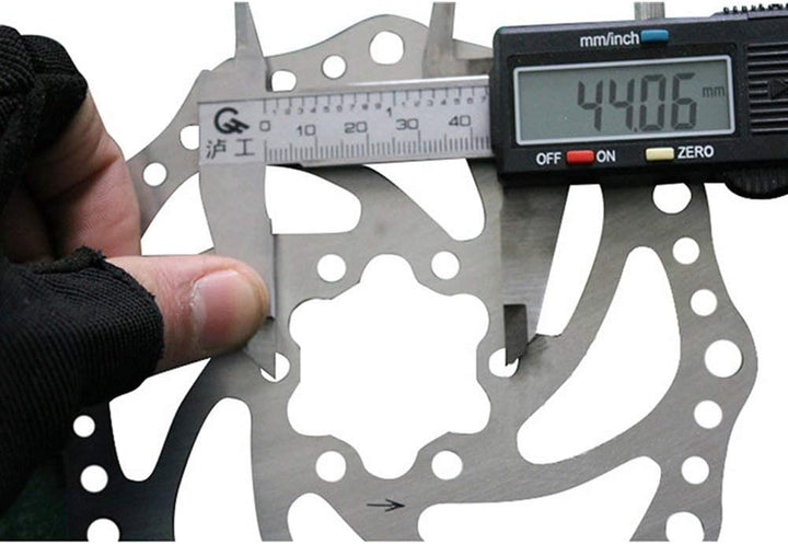 BESNIN Fahrrad Bremsscheibe 2 Stück Fahrrad Bremsscheiben 203mm mit 12 Schrauben Fahrrad Bremsscheib