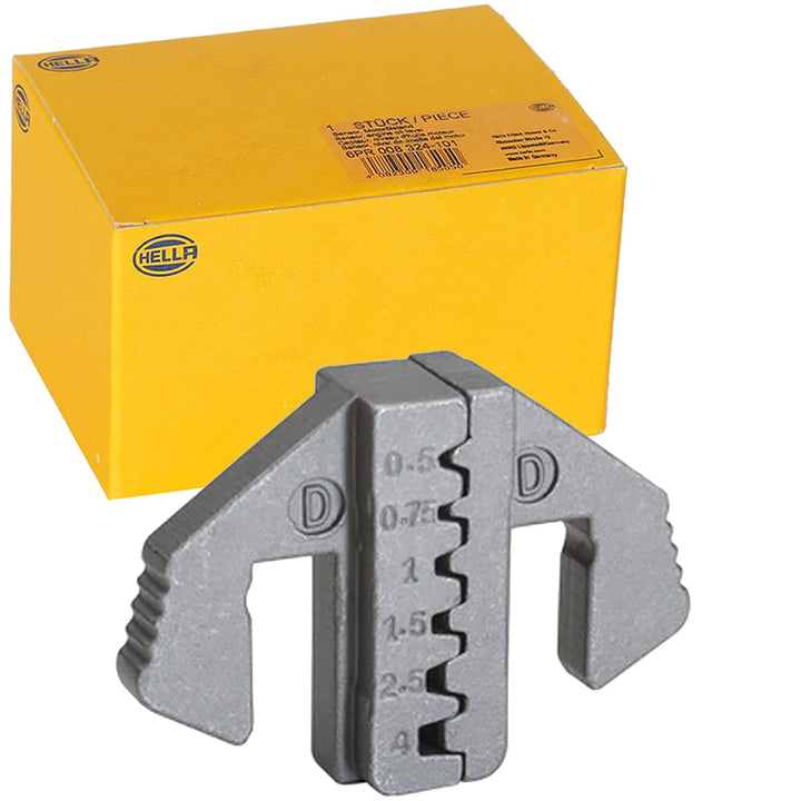 HELLA 8PE 863 807-441 Crimpzangeneinsatz - Metall - Ø von: 0.5mm - Ø bis: 4.0mm - Basic insert D | 8