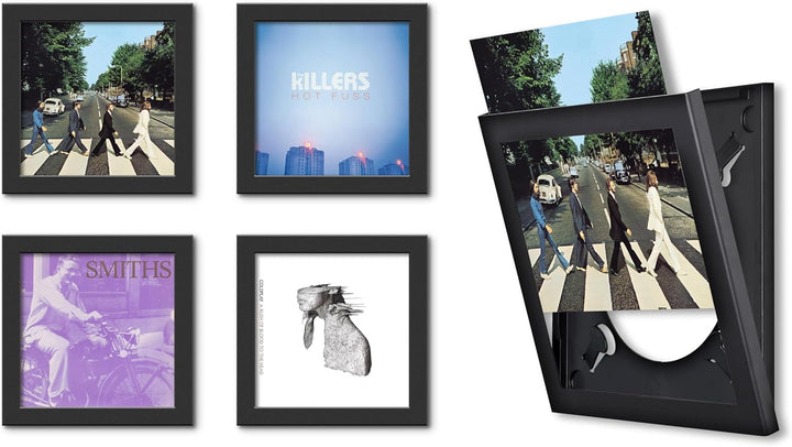 Black Vinyl Record Album LP Frame (Pack Of 4)