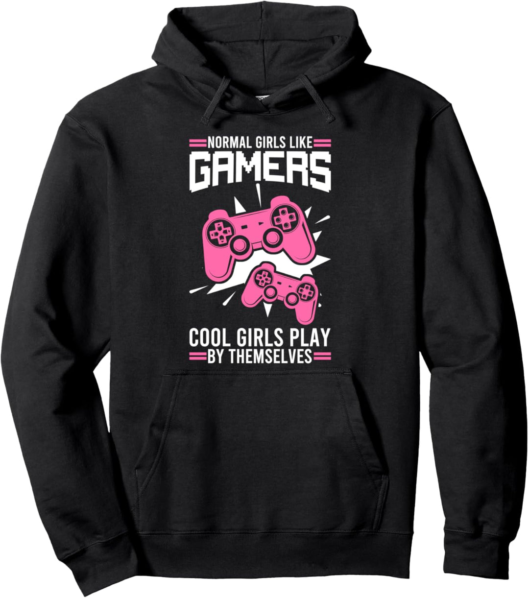 Coole Mädchen spielen Spiele Gamer Gaming Pullover Hoodie