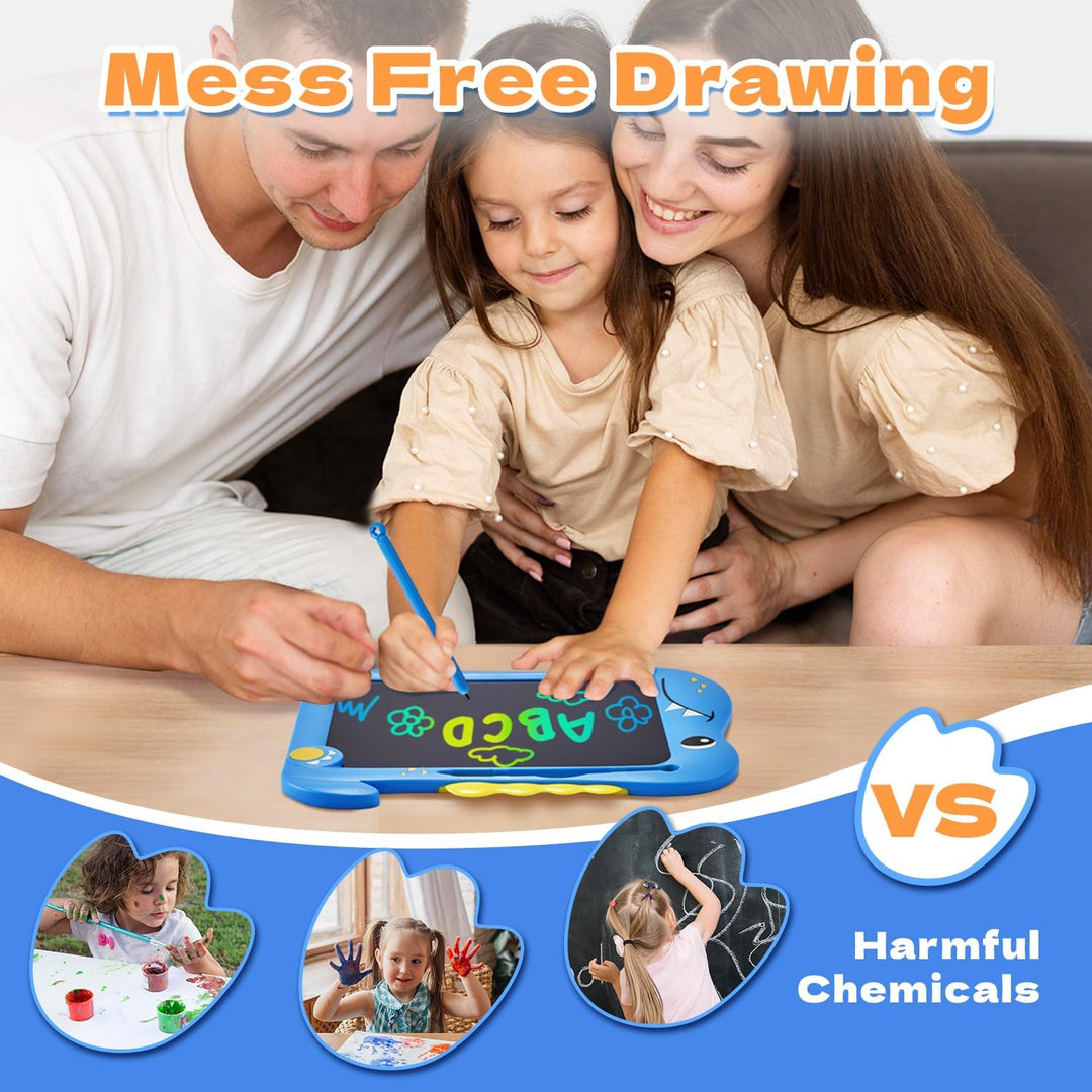POPERFUN LCD Schreibtafel Kinder 8.5 Zoll Dinosaurier Spielzeug ab 3 4 5 6 7 8 Jahre alt Junge Mädch