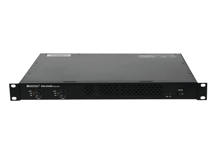 Omnitronic XDA-2402 Class-D-Verstärker | Stereo-PA-Verstärker mit Schaltnetzteil, 2 x 1200 W / 4 Ohm