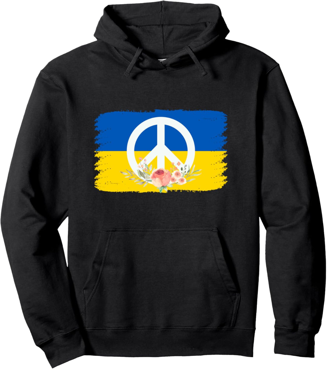 Make Peace Not War - Peace Logo Pullover Hoodie
