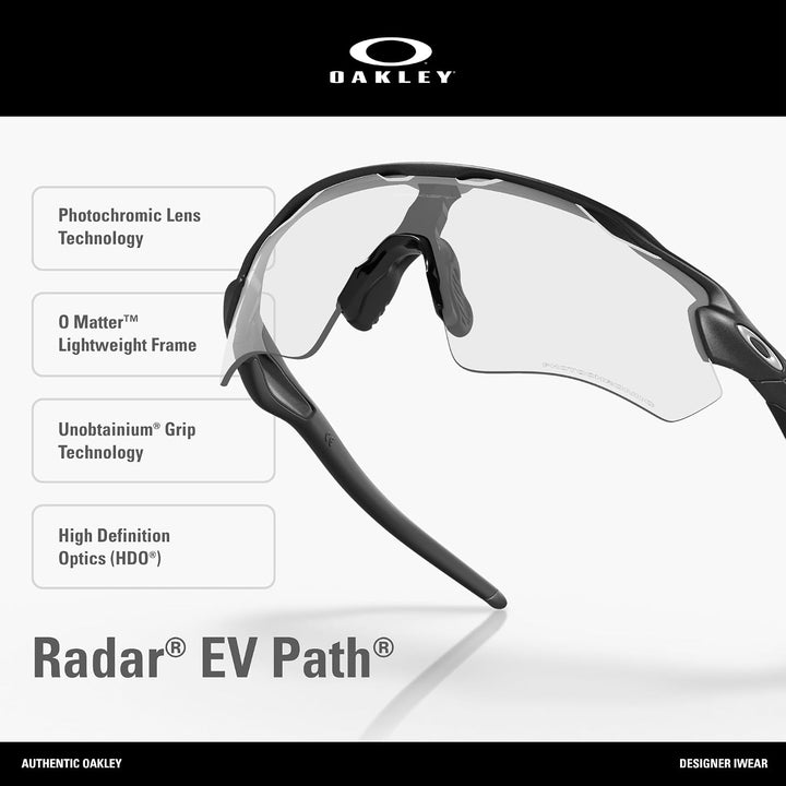 Oakley Sonnenbrille Radar EV, Grau (Acero)