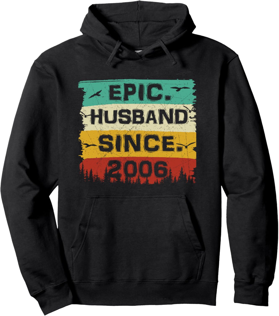 Epic Husband Since 2006 13. Hochzeitstag für Ehemann Ehefrau Pullover Hoodie