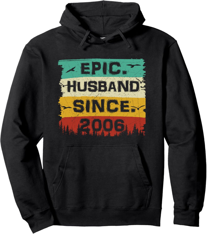 Epic Husband Since 2006 13. Hochzeitstag für Ehemann Ehefrau Pullover Hoodie