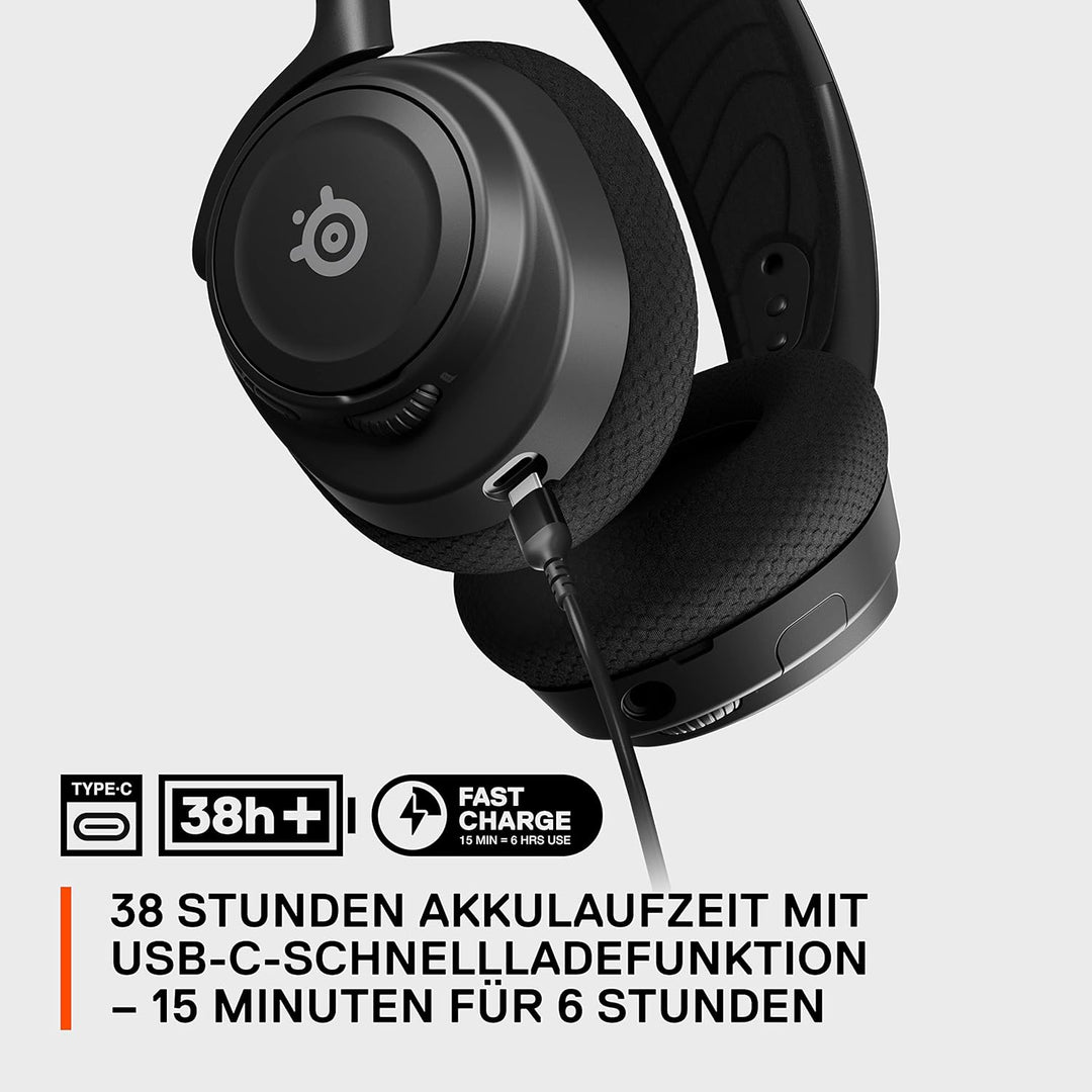 SteelSeries Arctis Nova 7 - Wireless Gaming-Headset mit Multi-System-Kompatibilität – 2,4 GHz- und B