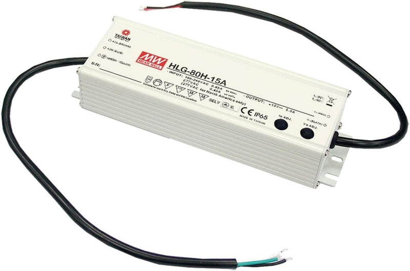 Mean Well HLG-80H-24A AC-DC Single Output LED-Treiber, Mix-Modus mit PFC, HLG-80H-24A