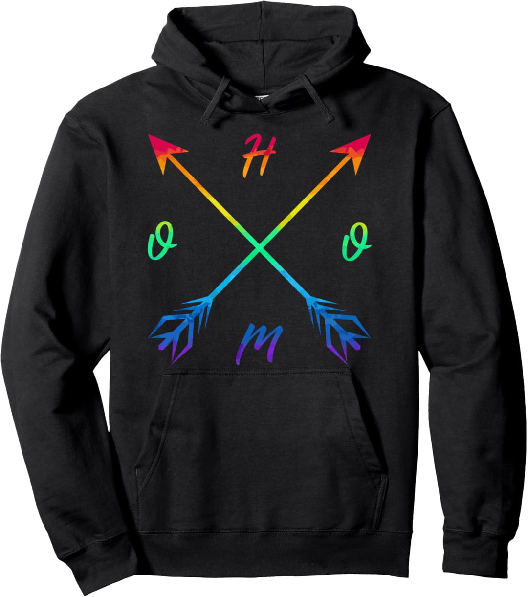 Is Love HOMO Pfeile Liebesstolz Free Regenbogenfarbe LGBT Pullover Hoodie