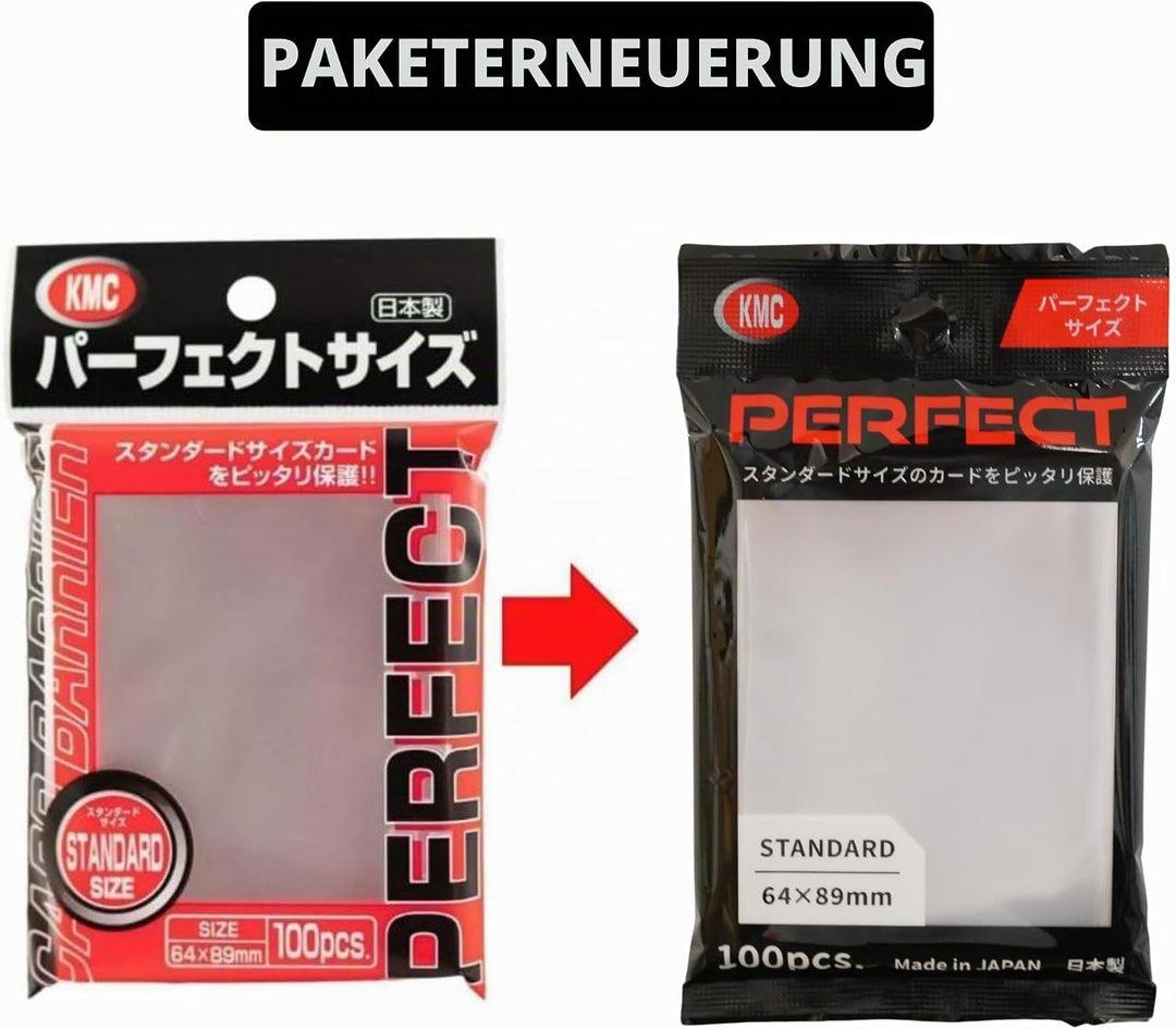 KMC 100 Karte Barriere Perfekte Grösse (10 Packungen/Gesamt 1000) 10-pack, 10-pack