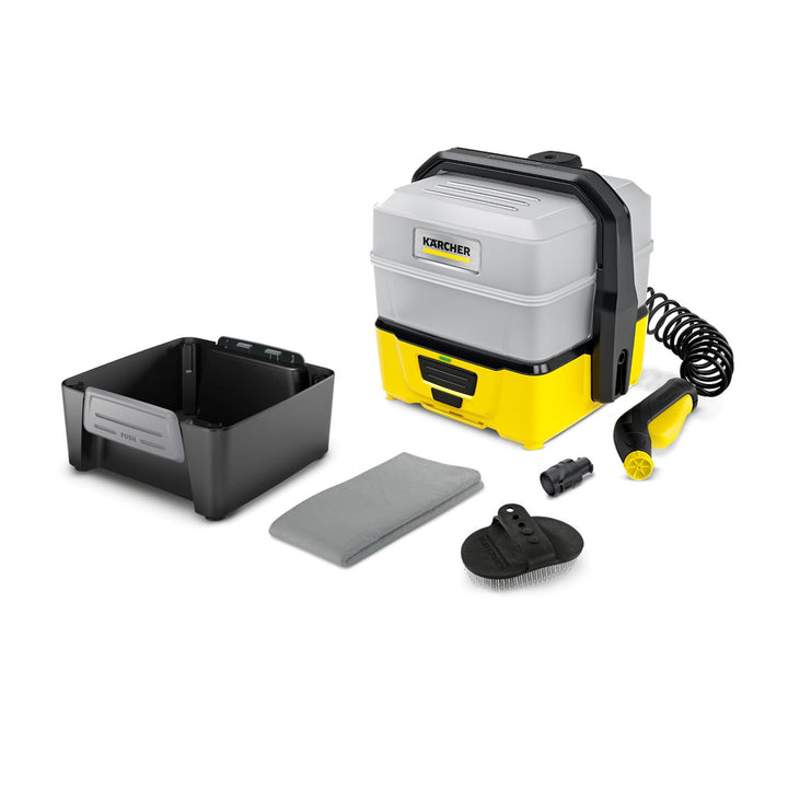 Kärcher Druckreiniger OC 3 Plus Pet Box, Niederdruck, Fördermenge: 2 l/h, Gewicht: 2,3 kg, 7 l-Tank,