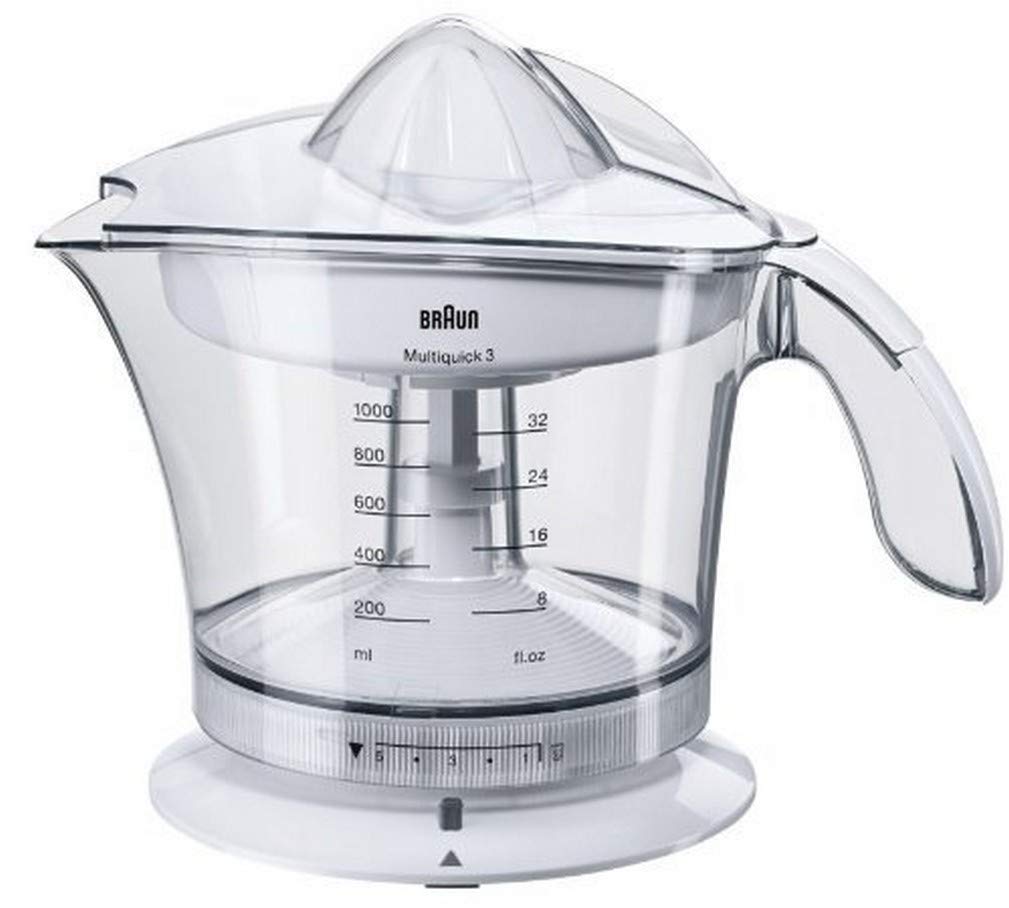 Braun Household Multiquick 3 MPZ9 Citrus Juicer Saftpresse (20 W, 1,4 Kg) weiss Single, Single