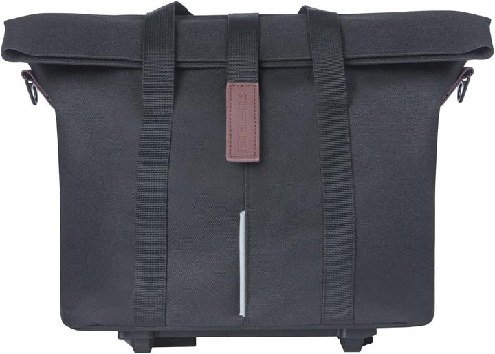 Basil 291218 - wasserdichte und reflektierende fahrradtasche hinten City Shopper 14-16l 39x15x29.5 c