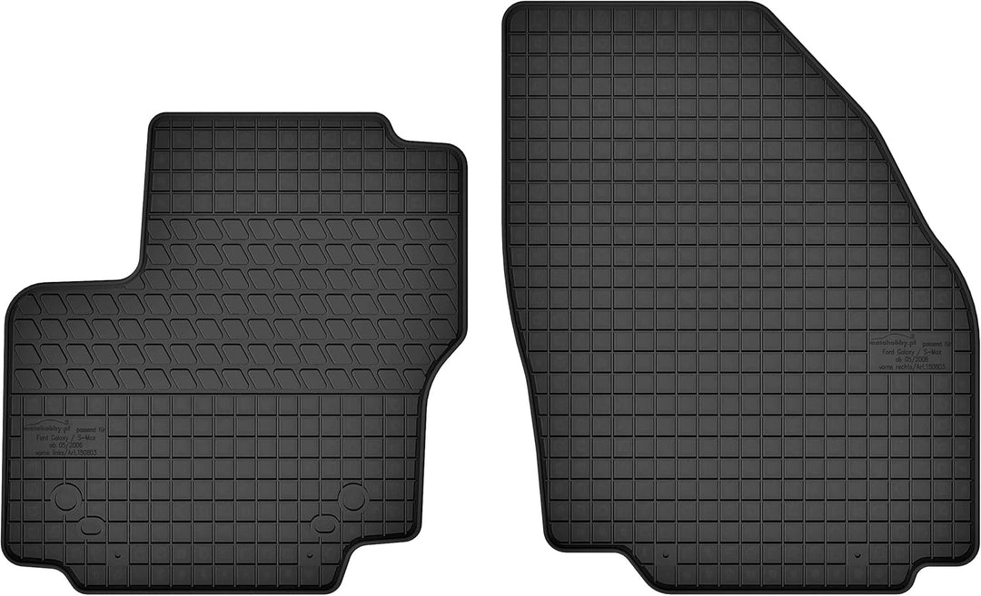 Motohobby Vorne Gummi Fussmatten Gummimatten Satz für Hyundai Tucson III (ab 2015)