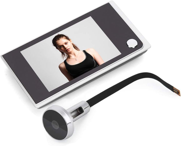ASHATA 3,5 Zoll Digitale Türspion-Überwachungskamera,HD-LCD-Farbbildschirm 120°-Winkelansicht 24-Stu
