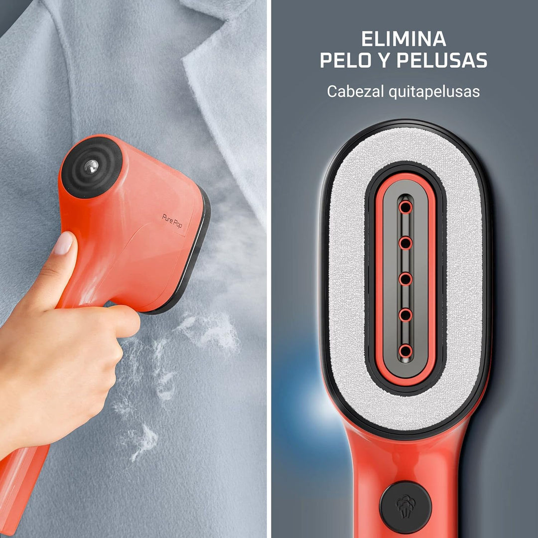 Rowenta Pure Pop DR2022 Dampfbürste, 1300 W, Dampfleistung bis 20 g/min, bügelt und reinigt, entfern