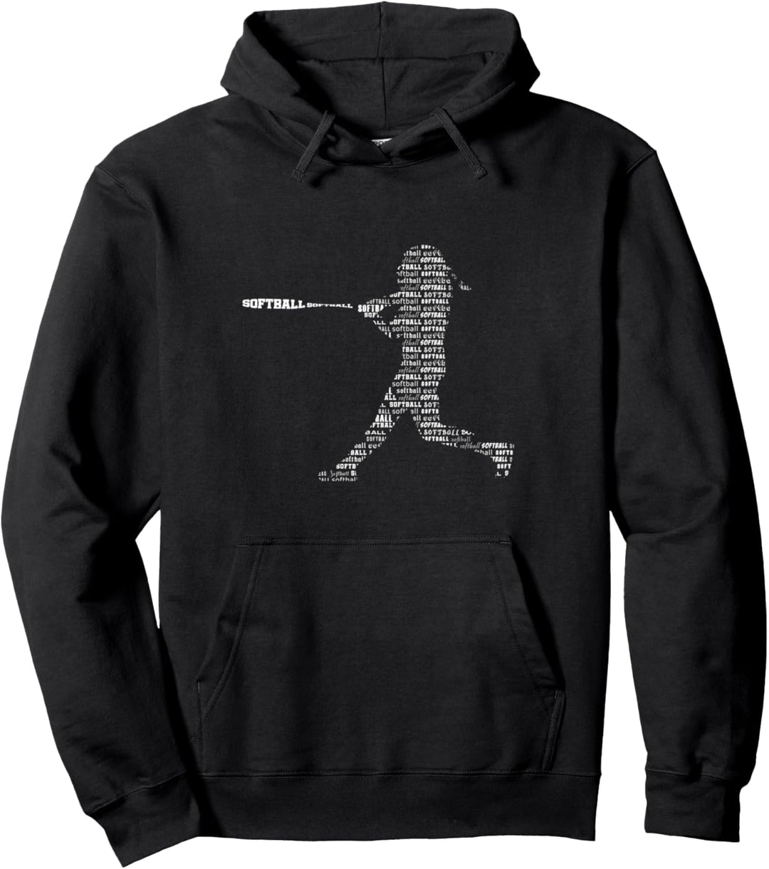 Softball Baseball Hitter Home Run Spieler Sportler Geschenk Pullover Hoodie