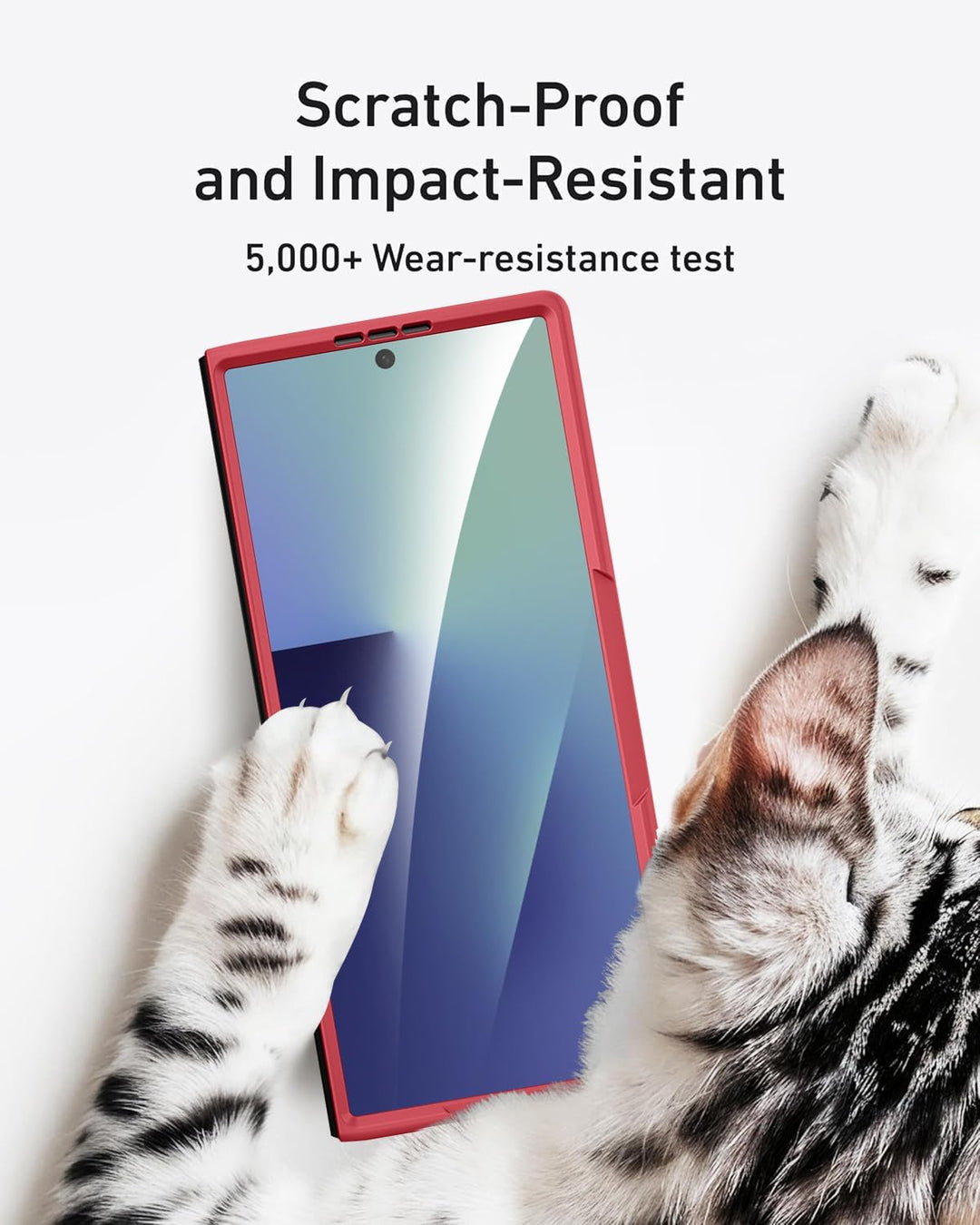 Miimall Kompatibel mit Samsung Galaxy Z Fold 7 Hülle mit S-Pen & Stifthalter, [HD Displayschutz] Ult
