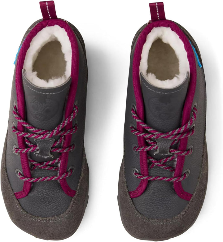 Affenzahn Winterschuh Leder Easy reflektierend, kuschelig warm mit Schaffell gefüttert Grösse 21-32