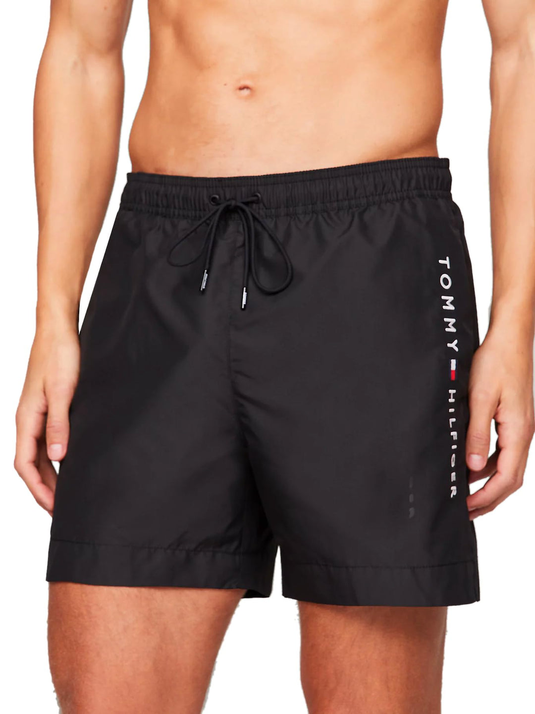 Tommy Hilfiger Bodeshorts Gummibund Tunnelzug Logo dunkelblau M Black (Black), M Black (Black)