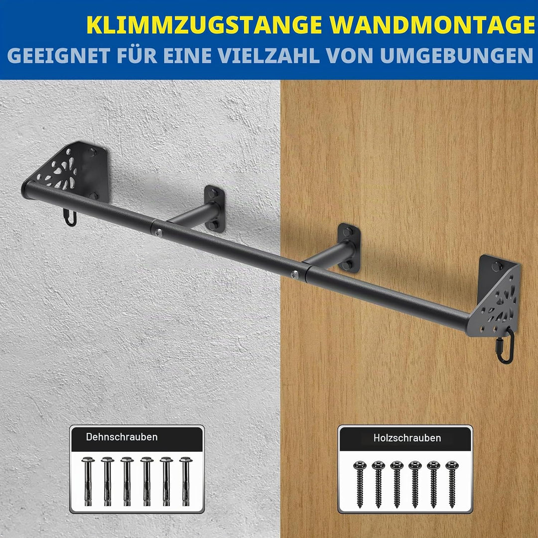 Kipika schwere Wand-Klimmzugstange, Türrahmen-Klimmzugstange für Heim-Fitnessstudio Krafttraining fü