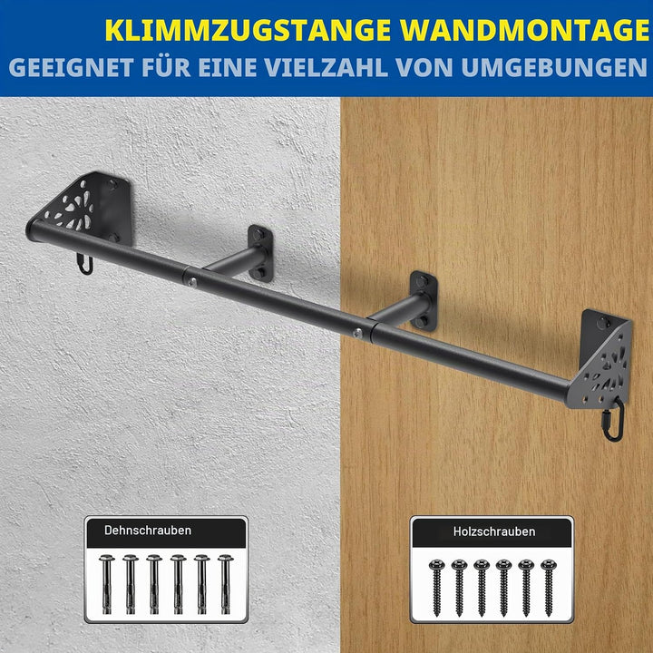 Kipika schwere Wand-Klimmzugstange, Türrahmen-Klimmzugstange für Heim-Fitnessstudio Krafttraining fü