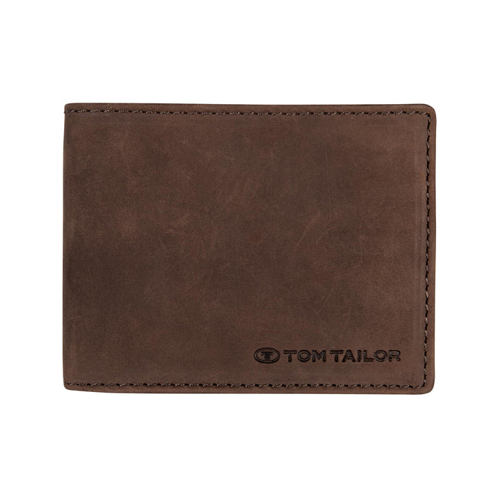 TOM TAILOR Bags Ron Herren Geldbörse RFID Hochformat Leder 12,5 x 2 x 9,5 Brown, 12,5 x 2 x 9,5 Brow