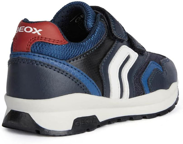 Geox Jungen J Pavel Sneakers 32 EU Navy Red, 32 EU Navy Red