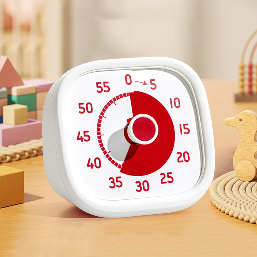 Visuelle Uhr für Kinder - Visueller Timer 60 Min. | Zeitmanagement Lernhilfe Geräuschlos Für Lehrer