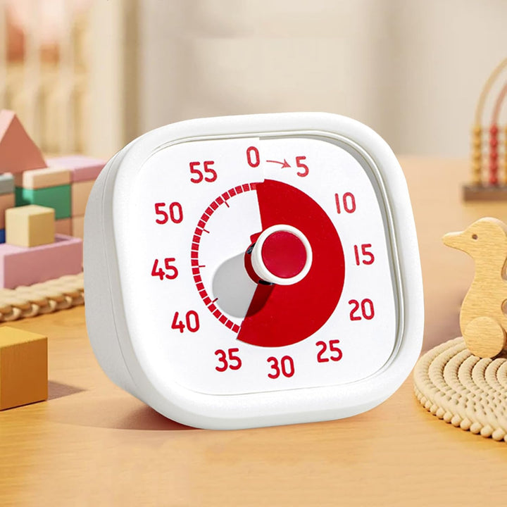 Visuelle Uhr für Kinder - Visueller Timer 60 Min. | Zeitmanagement Lernhilfe Geräuschlos Für Lehrer