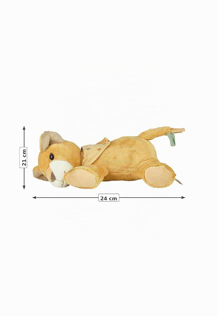 Sterntaler Schlaf Gut Figur Löwe Leo - Einschlafhilfe aus weichem Flausch - Kuscheltier mit Soundmod