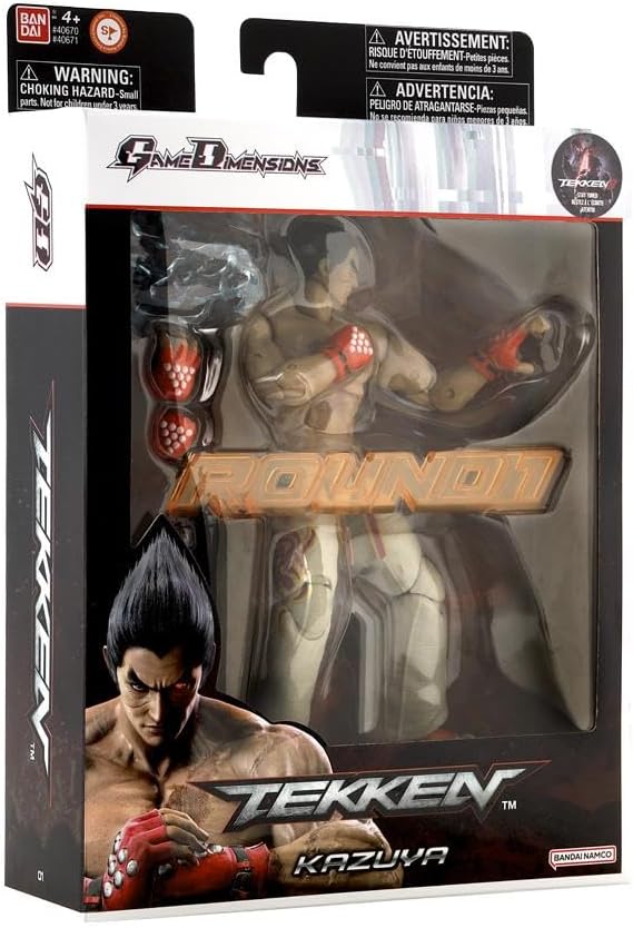 BANDAI Tekken - Actionfigur 17 cm - Kazuya Mishima Game Dimensions - 40671, Kazuya Mishima