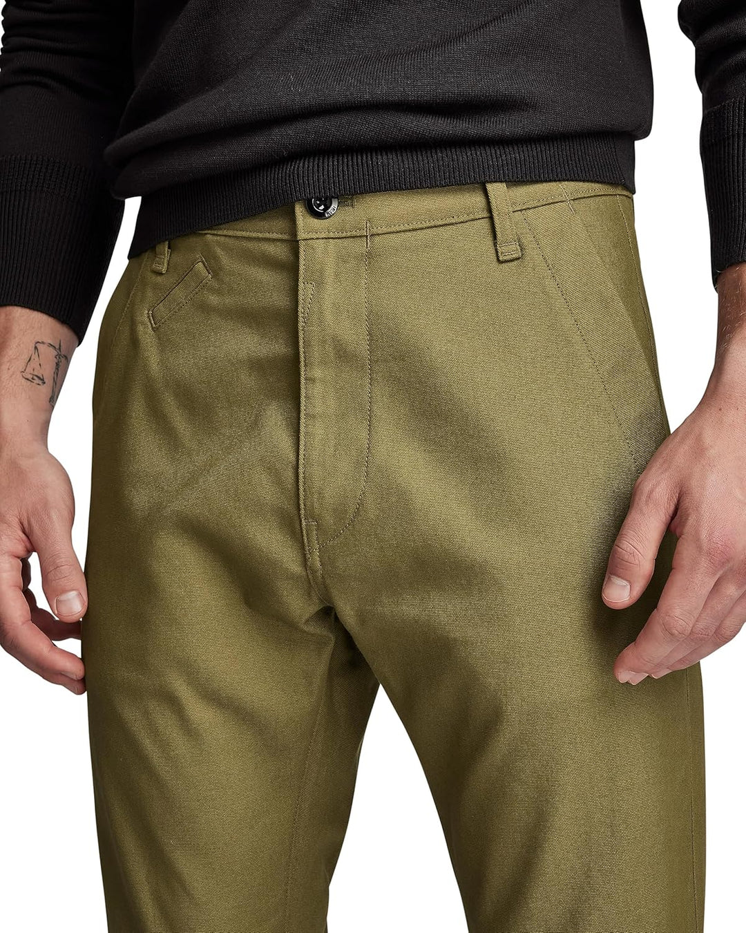 G-STAR Herren Bronson Slim Chino 28W / 30L Grün (Dark Olive D21038-d305-c744), 28W / 30L Gr&#xFC;n (