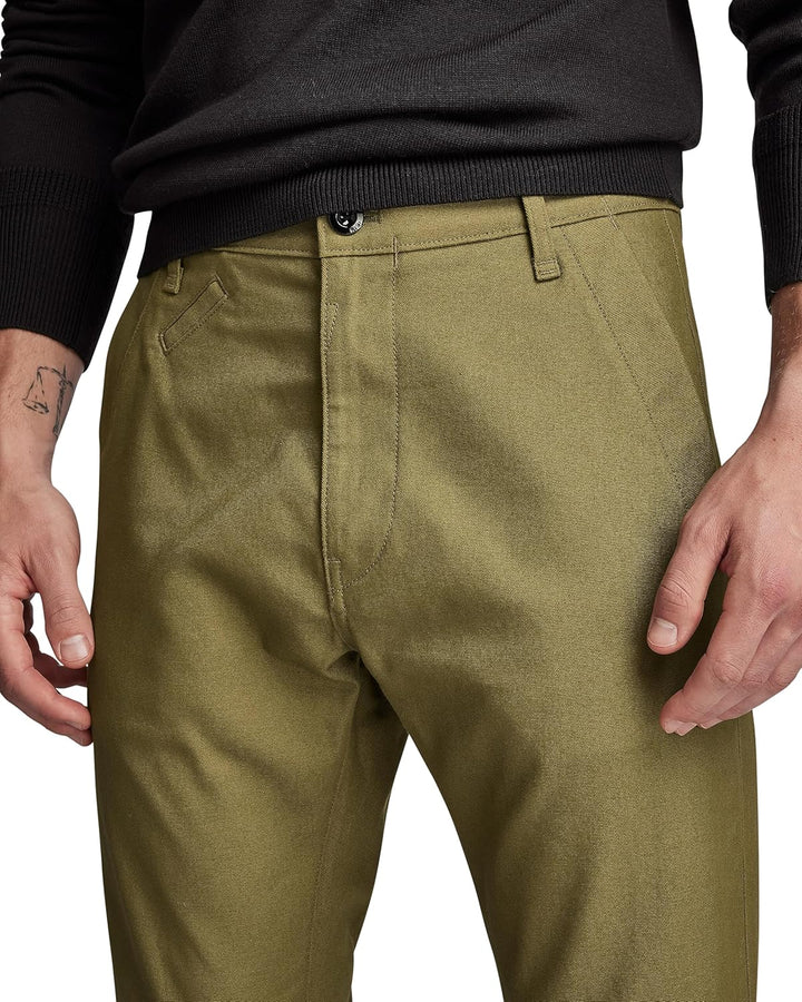 G-STAR Herren Bronson Slim Chino 28W / 30L Grün (Dark Olive D21038-d305-c744), 28W / 30L Gr&#xFC;n (