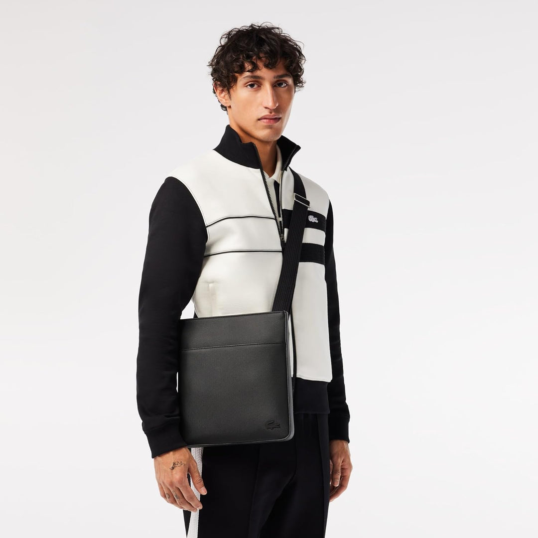 Lacoste Herren Nh4424hc Handtasche Schwarz, Schwarz