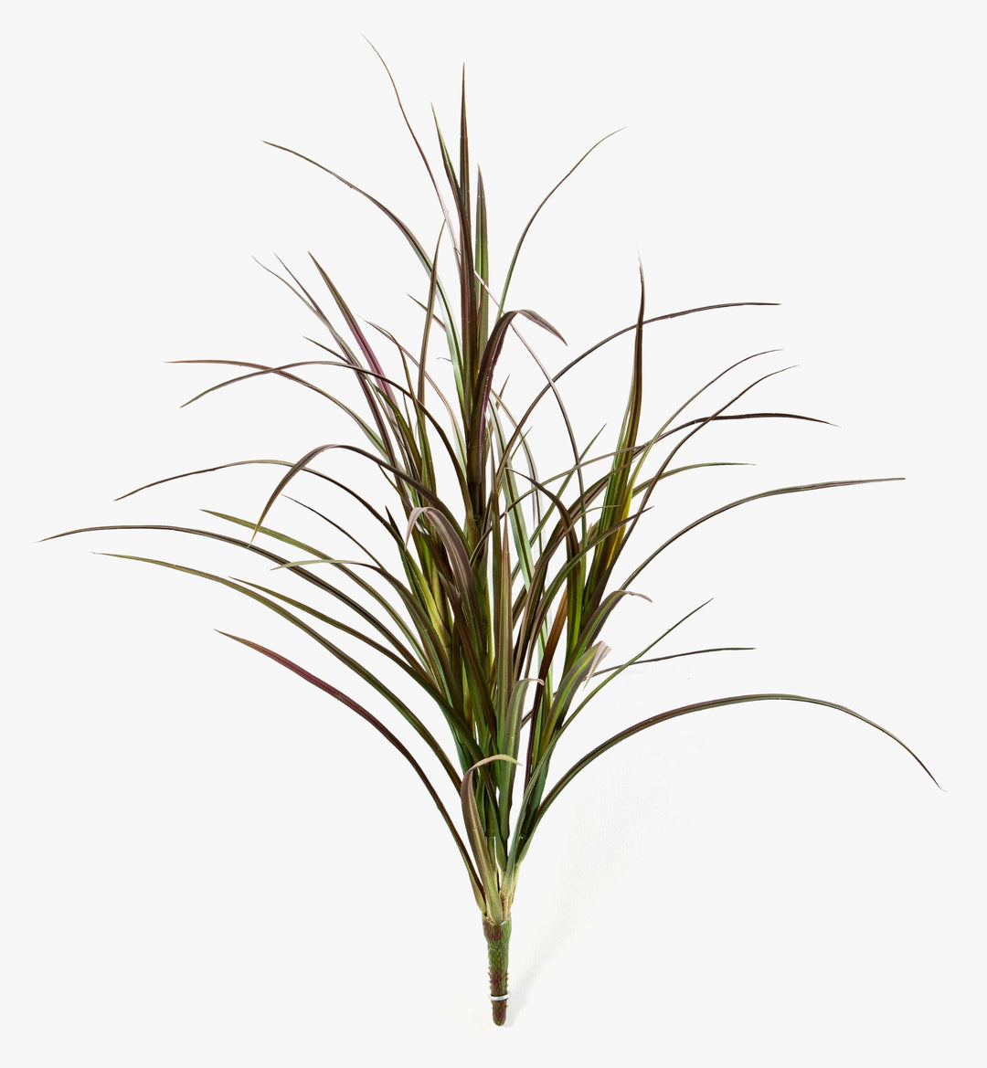 artplants.de Kunst Schilfgras HANNI auf Steckstab, grün-rot, 80cm - Kunstgras - künstlicher Grasbusc