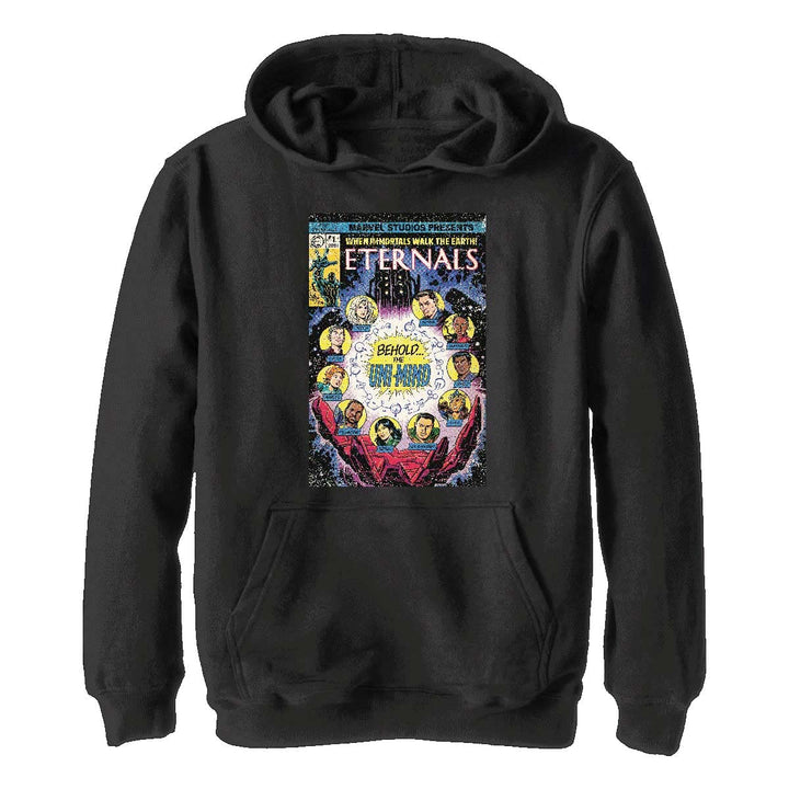 Marvel Jungen Hoodie L Schwarz, L Schwarz